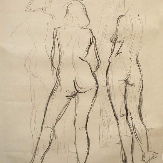 Live model drawing